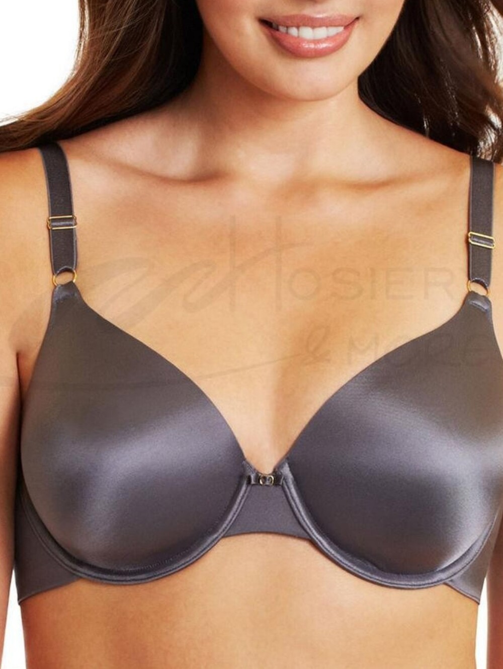 Vanity Fair 75345 Beauty Back Smoothing Lightly Lined Underwire Bra, Grey, 34C